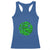 Lucky Shamrock Basketball Racerback Tank Top Clover Irish St Patrick's Day Sport Lover