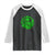 Lucky Shamrock Basketball Raglan Shirt Clover Irish St Patrick's Day Sport Lover
