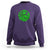 Lucky Shamrock Basketball Sweatshirt Clover Irish St Patrick's Day Sport Lover