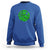 Lucky Shamrock Basketball Sweatshirt Clover Irish St Patrick's Day Sport Lover