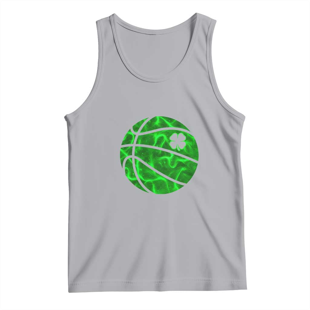 Lucky Shamrock Basketball Tank Top Clover Irish St Patrick's Day Sport Lover