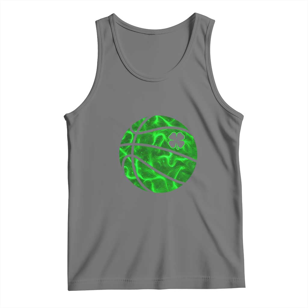 Lucky Shamrock Basketball Tank Top Clover Irish St Patrick's Day Sport Lover