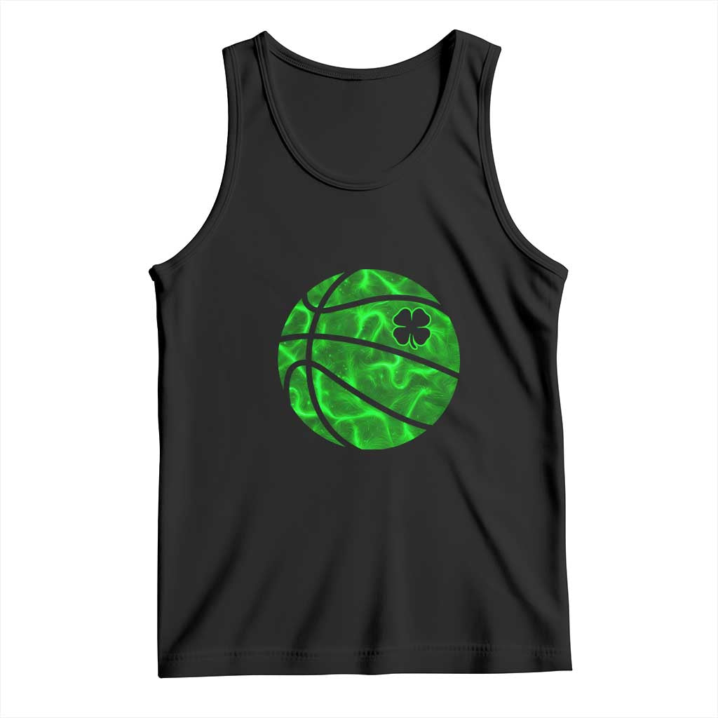 Lucky Shamrock Basketball Tank Top Clover Irish St Patrick's Day Sport Lover