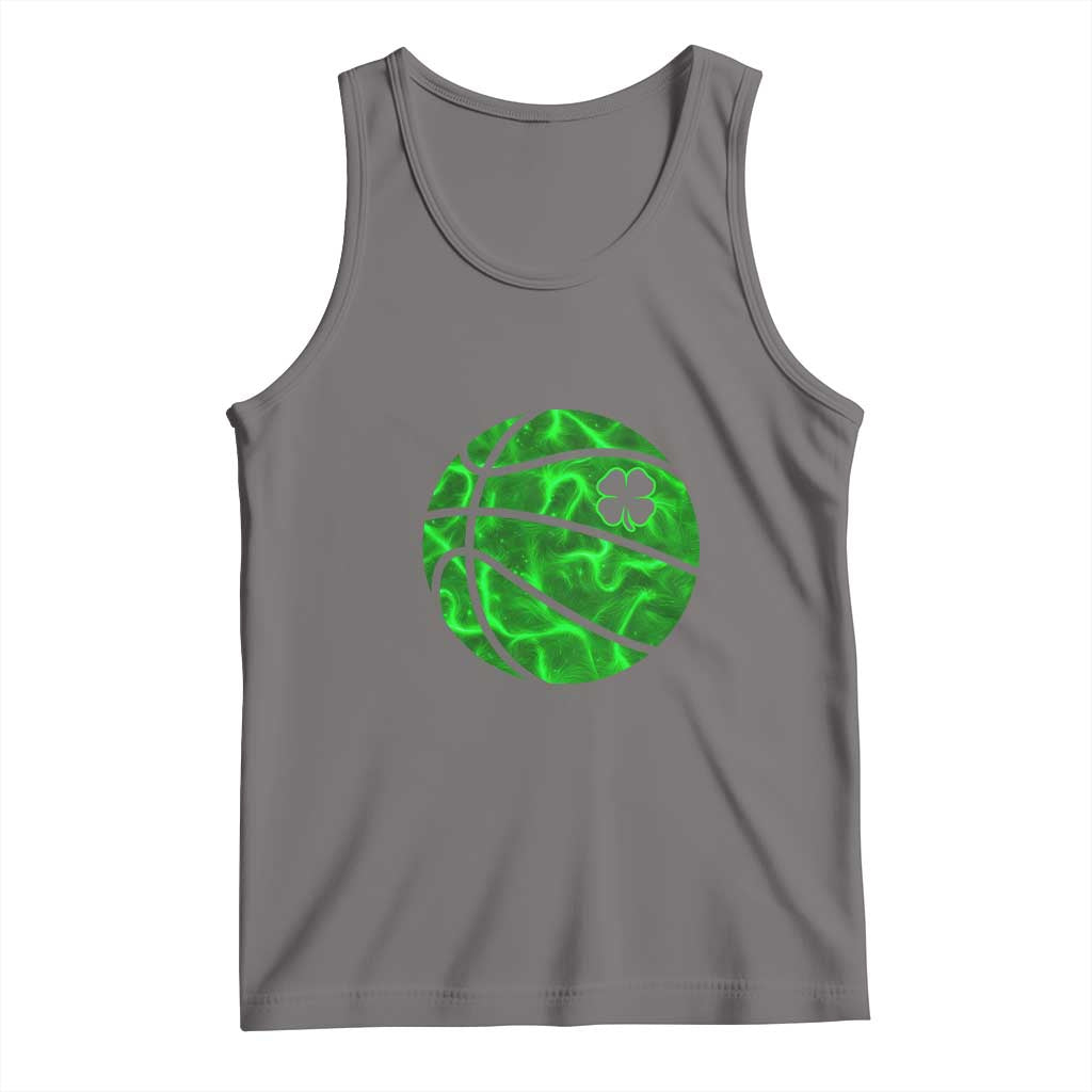 Lucky Shamrock Basketball Tank Top Clover Irish St Patrick's Day Sport Lover