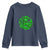Lucky Shamrock Basketball Youth Sweatshirt Clover Irish St Patrick's Day Sport Lover