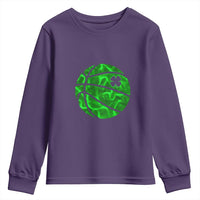 Lucky Shamrock Basketball Youth Sweatshirt Clover Irish St Patrick's Day Sport Lover