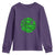 Lucky Shamrock Basketball Youth Sweatshirt Clover Irish St Patrick's Day Sport Lover