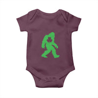 St Patricks Day Bigfoot Baby Onesie Sasquatch Lucky Shamrock