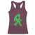 St Patricks Day Bigfoot Racerback Tank Top Sasquatch Lucky Shamrock