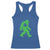 St Patricks Day Bigfoot Racerback Tank Top Sasquatch Lucky Shamrock