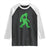 St Patricks Day Bigfoot Raglan Shirt Sasquatch Lucky Shamrock