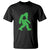 St Patricks Day Bigfoot T Shirt Sasquatch Lucky Shamrock