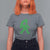 St Patricks Day Bigfoot T Shirt For Women Sasquatch Lucky Shamrock