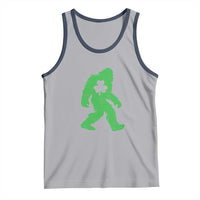 St Patricks Day Bigfoot Tank Top Sasquatch Lucky Shamrock
