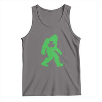 St Patricks Day Bigfoot Tank Top Sasquatch Lucky Shamrock