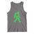 St Patricks Day Bigfoot Tank Top Sasquatch Lucky Shamrock