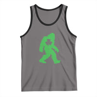 St Patricks Day Bigfoot Tank Top Sasquatch Lucky Shamrock