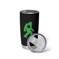 St Patricks Day Bigfoot Tumbler Cup Sasquatch Lucky Shamrock