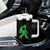 St Patricks Day Bigfoot Tumbler With Handle Sasquatch Lucky Shamrock