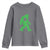 St Patricks Day Bigfoot Youth Sweatshirt Sasquatch Lucky Shamrock