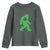 St Patricks Day Bigfoot Youth Sweatshirt Sasquatch Lucky Shamrock