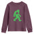 St Patricks Day Bigfoot Youth Sweatshirt Sasquatch Lucky Shamrock