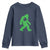 St Patricks Day Bigfoot Youth Sweatshirt Sasquatch Lucky Shamrock