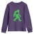 St Patricks Day Bigfoot Youth Sweatshirt Sasquatch Lucky Shamrock