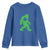 St Patricks Day Bigfoot Youth Sweatshirt Sasquatch Lucky Shamrock