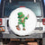 Dabbing Leprechaun Football Spare Tire Cover St Patricks Day Sports Lover