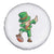 Dabbing Leprechaun Football Spare Tire Cover St Patricks Day Sports Lover