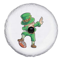 Dabbing Leprechaun Football Spare Tire Cover St Patricks Day Sports Lover