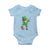 Dabbing Leprechaun Football Baby Onesie St Patricks Day Sports Lover