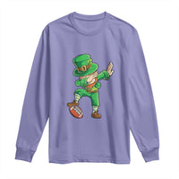 Dabbing Leprechaun Football Long Sleeve Shirt St Patricks Day Sports Lover