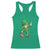 Dabbing Leprechaun Football Racerback Tank Top St Patricks Day Sports Lover