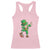 Dabbing Leprechaun Football Racerback Tank Top St Patricks Day Sports Lover