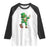 Dabbing Leprechaun Football Raglan Shirt St Patricks Day Sports Lover