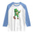 Dabbing Leprechaun Football Raglan Shirt St Patricks Day Sports Lover