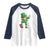 Dabbing Leprechaun Football Raglan Shirt St Patricks Day Sports Lover