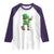 Dabbing Leprechaun Football Raglan Shirt St Patricks Day Sports Lover