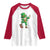 Dabbing Leprechaun Football Raglan Shirt St Patricks Day Sports Lover