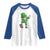 Dabbing Leprechaun Football Raglan Shirt St Patricks Day Sports Lover