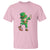 Dabbing Leprechaun Football T Shirt St Patricks Day Sports Lover