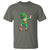 Dabbing Leprechaun Football T Shirt St Patricks Day Sports Lover