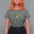 Dabbing Leprechaun Football T Shirt For Women St Patricks Day Sports Lover