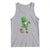 Dabbing Leprechaun Football Tank Top St Patricks Day Sports Lover
