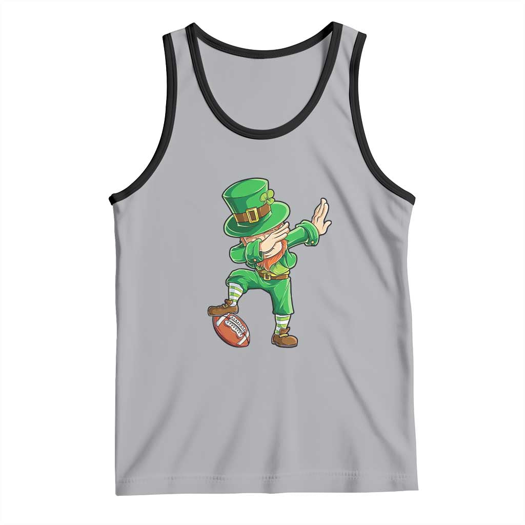 Dabbing Leprechaun Football Tank Top St Patricks Day Sports Lover