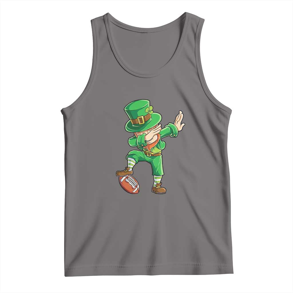 Dabbing Leprechaun Football Tank Top St Patricks Day Sports Lover