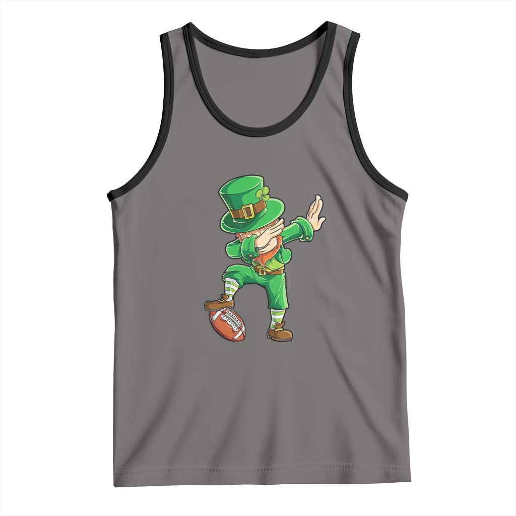 Dabbing Leprechaun Football Tank Top St Patricks Day Sports Lover