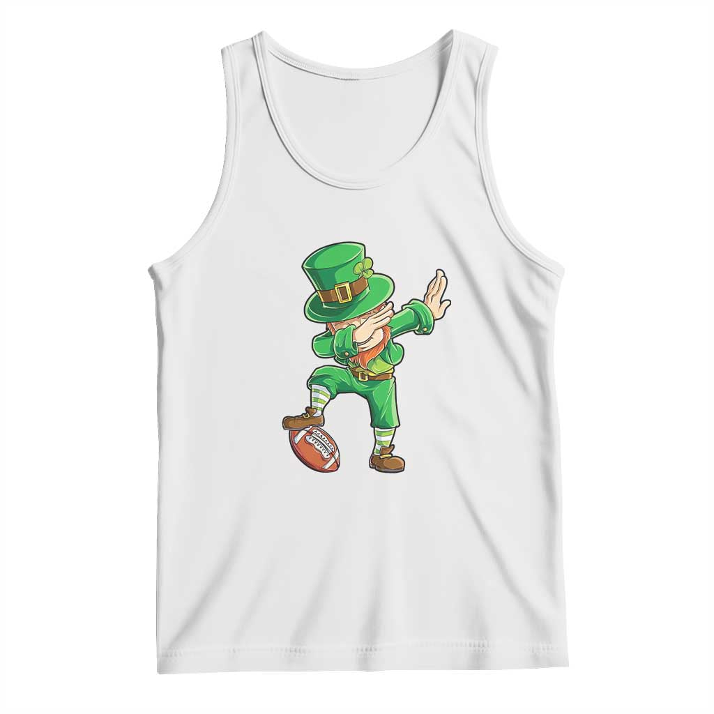 Dabbing Leprechaun Football Tank Top St Patricks Day Sports Lover
